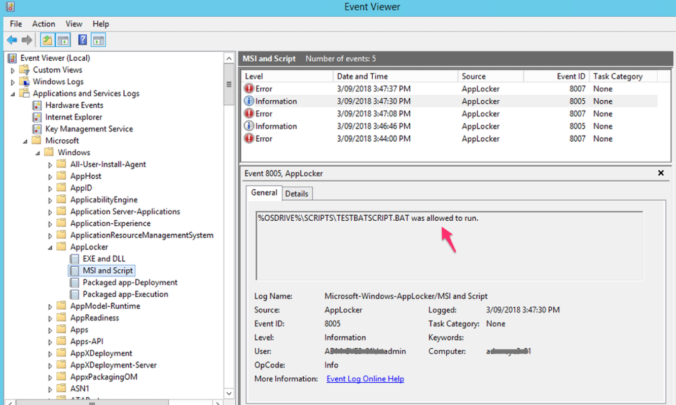 AppWhitelist9-EventLogs2
